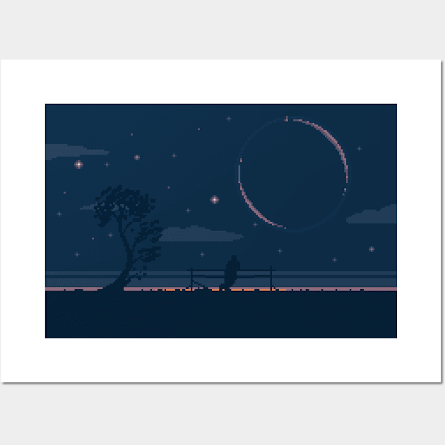 Calm night Wall Art by HogFrog